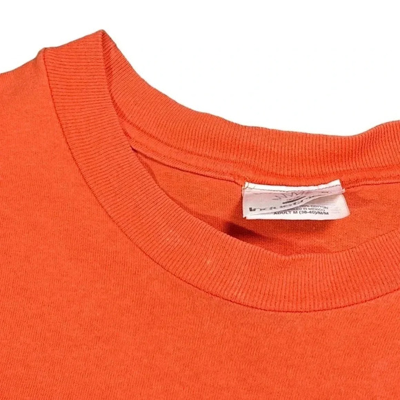 Vintage Y2K WWE Taz Thug Superstar  Survive If I Let You Orange T Shirt Mens M - Picture 5 of 10